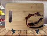 Shark Peeking Funny Cutting Board - OwlTopThat