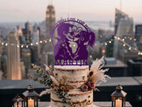 Villain Comic Book Couple Wedding Cake Topper - OwlTopThat