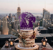 Villain Comic Book Couple Wedding Cake Topper - OwlTopThat