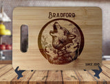 Wolves Wolf Cabin Forest Woodland Critters Cutting Board - OwlTopThat