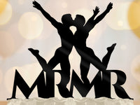 Gay Men Wedding Cake Topper Mr and Mr - OwlTopThat