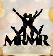 Gay Men Wedding Cake Topper Mr and Mr - OwlTopThat
