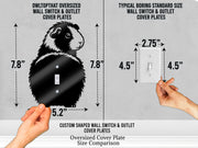 Guinea Pig Butt Light Switch Plate Cover – Acrylic Pet Room Decor Wall Plate