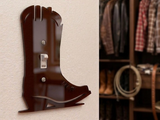 Cowboy Boot Light Switch Plate Cover: Western Modern Home Decorating Ideas