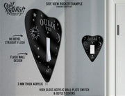 Ouija Planchette Oversized Wall Switch Cover Plate for Standard Size Toggle, Rocker, Duplex Double Outlet, and Blank Wall Plates - OwlTopThat