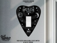 Ouija Planchette Oversized Wall Switch Cover Plate for Standard Size Toggle, Rocker, Duplex Double Outlet, and Blank Wall Plates - OwlTopThat