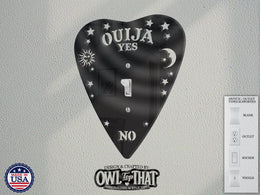Ouija Planchette Oversized Wall Switch Cover Plate for Standard Size Toggle, Rocker, Duplex Double Outlet, and Blank Wall Plates - OwlTopThat