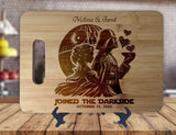 Vader and Belle Fun Princess Sith Themed Cutting Board - OwlTopThat