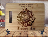Dungeons and Dragons Personalized Custom Cutting Board Anniversary Kitchen Housewarming Wedding Gift Sign - OwlTopThat