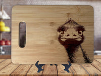 Emu Stare Cutting Board - OwlTopThat