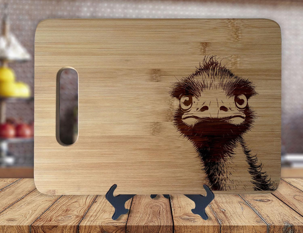 Emu Stare Cutting Board - OwlTopThat