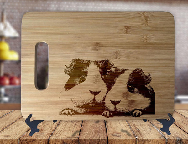 Guinea Pigs Pet Lovers Cutting Board - OwlTopThat