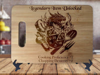 Dungeon and Dragons Personalized Custom Cutting Board Anniversary Kitchen Housewarming Wedding Gift Sign - OwlTopThat