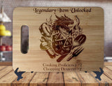 Dungeon and Dragons Personalized Custom Cutting Board Anniversary Kitchen Housewarming Wedding Gift Sign - OwlTopThat