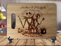 Simply Meant To Cook Personalized Custom Cutting Board Anniversary Kitchen Housewarming Wedding Gift Sign - OwlTopThat