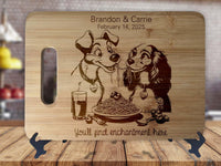 Lady and the Tramp Cutting Board - OwlTopThat
