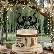 Alligator Wedding Cake Topper - OwlTopThat