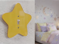Star Light Switch Plate Cover: Modern Fun Kids Home Decorating Ideas