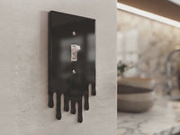 Melting Light Switch Plate Cover: Modern Fun Home Decorating Ideas