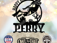 Scuba Diver Happy Birthday – Personalized Name Cake Topper - OwlTopThat