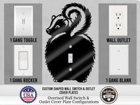 Skunk Butt Light Switch Plate Cover – Acrylic Pet Room Decor Wall Plate