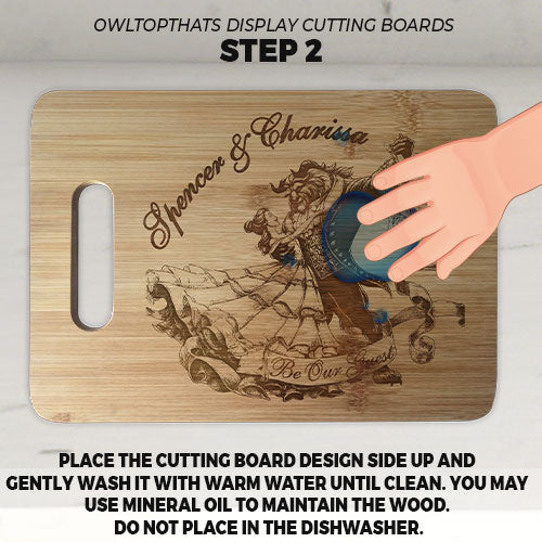 Step 2: Clean Surface of Cutting Boards