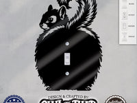 Squirrel Butt Light Switch Plate Cover – Acrylic Pet Room Decor Wall Plate