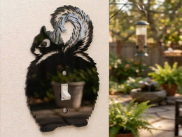 Squirrel Butt Light Switch Plate Cover – Acrylic Pet Room Decor Wall Plate